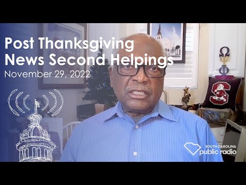 screenshot of youtube video titled Post Thanksgiving News Second Helpings | South Carolina Lede