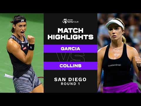 Caroline Garcia vs. Danielle Collins | 2022 San Diego Round 1 | WTA Match Highlights