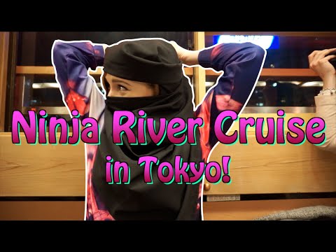 NINJA BOAT CRUISE on Tokyo's Sumida River!