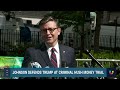 Johnson defends Trump while attending the criminal hush money trial  - 01:10 min - News - Video