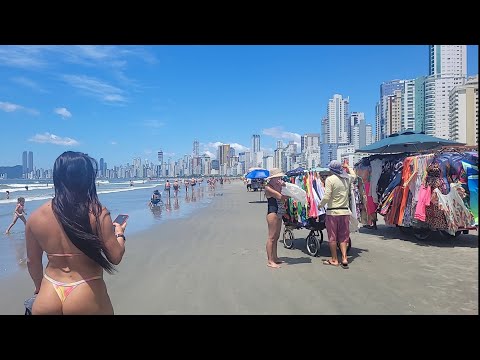 Verão Balneário Camboriú 2023 🇧🇷✈️ Brasil  🏝🚶‍♀️👙🌊 Ep2 #praia