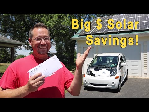 May Electric Bill with SOLAR!!! (You won't believe how much they owe me!