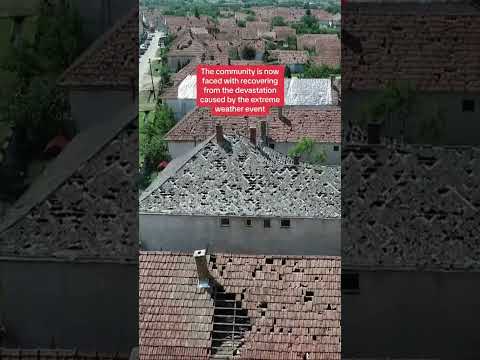 Hail as large as an egg hits Hungarian village