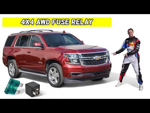 CHEVROLET TAHOE SUBURBAN 4X4 AWD FUSE RELAY LOCATION REPLACEMENT 2015 2016 2017 2018 2019 2020