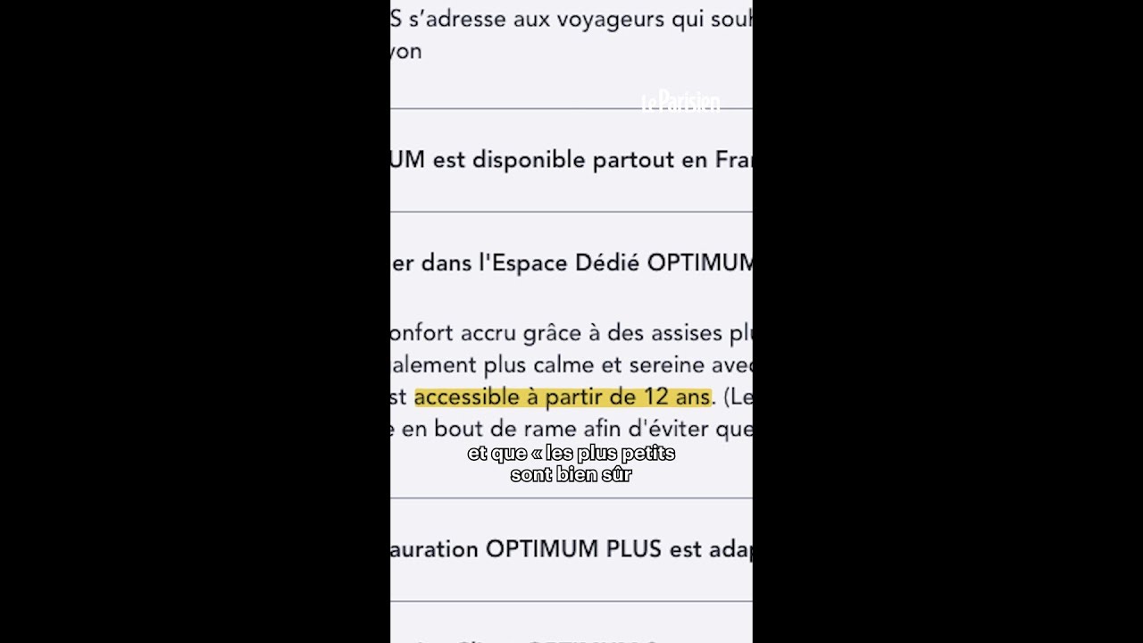 La SNCF promet un voyage sans enfants dans sa nouvelle offre