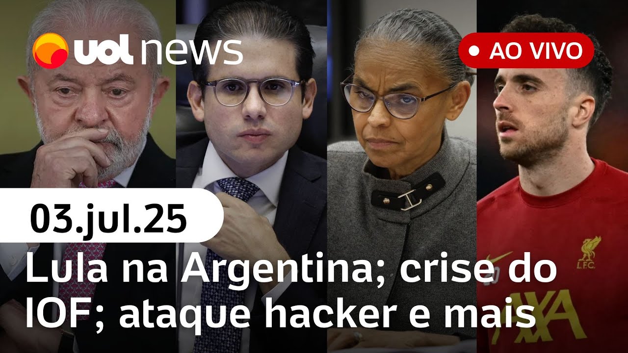 Lula visitará Kirchner na Argentina; Marina sofre novos ataques na Câmara; morte de Diogo Jota e +