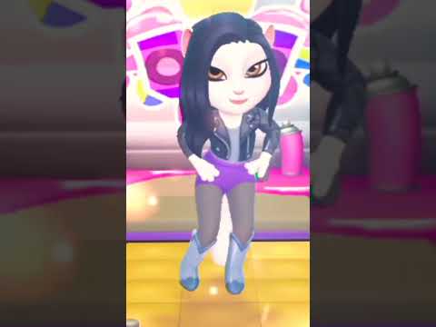 Angela dance #superlady_challenge #mytalkingangela2 @official_i_dle #shorts