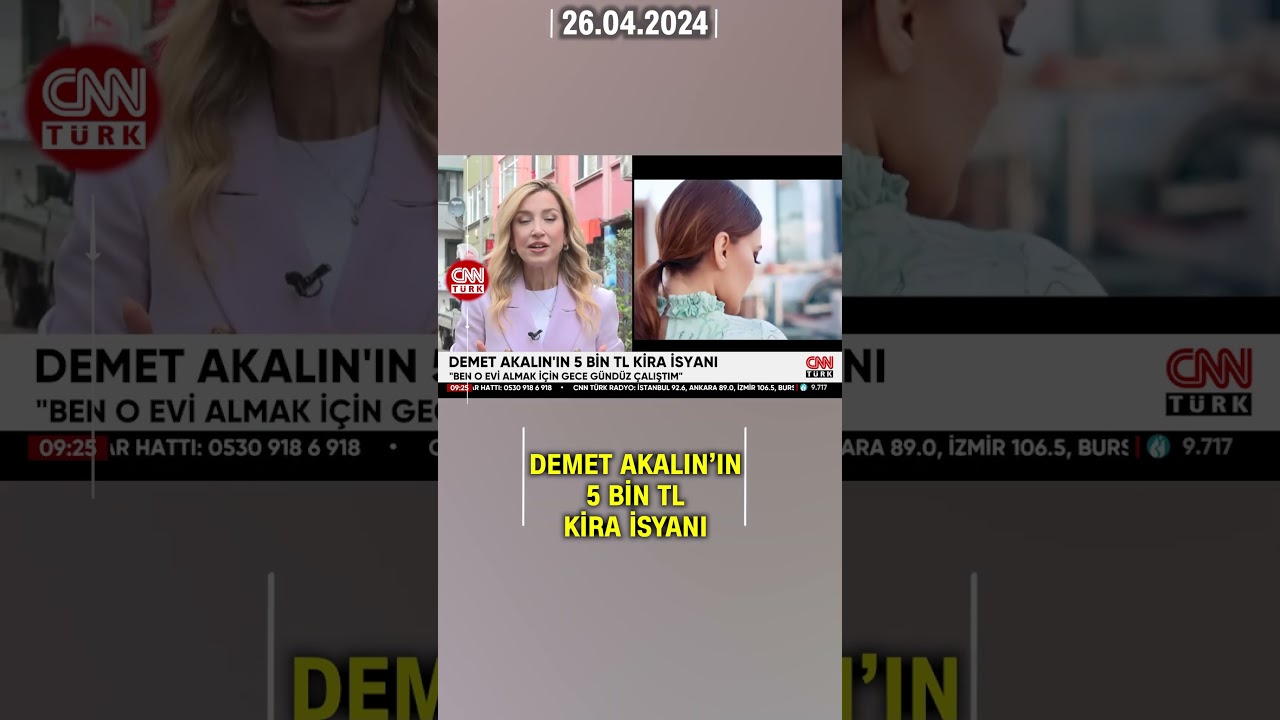 Demet Akalın'ın 5 Bin TL Kira İsyanı! | CNN TÜRK
