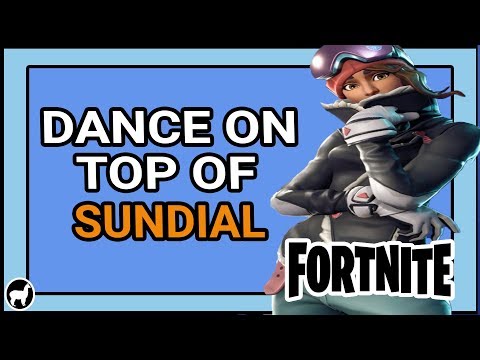 fortnite dance on top of a sundial location week 9 challenge fortnite battle - fortnite battle royale dance on top of a sundial