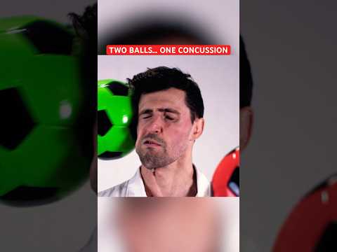 Two Soccer Balls… One Concussion #shorts #funny #entertainment