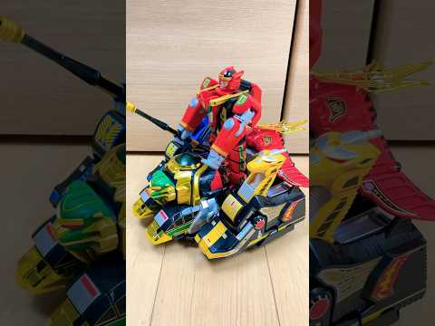 【五星戦隊ダイレンジャー】連休だぁ！でお馴染み大連王で遊んでみた#toys #スーパー戦隊 #powerrangers #megazord #rasuba