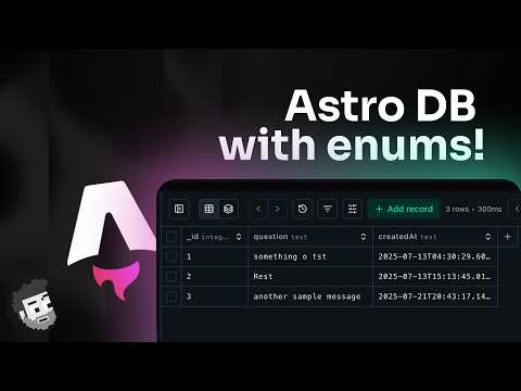 They fixed Astro DB types!