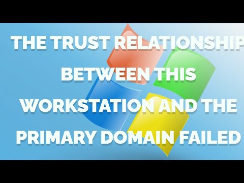 Troubleshooting "The trust relationship between this workstation and the primary domain" | ChatGPT.
