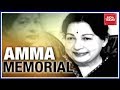 EPS-OPS lay stone for Amma Memorial at Marina Beach