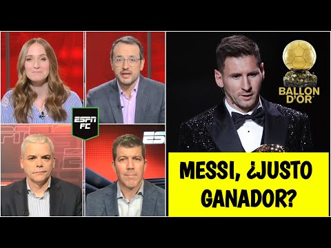 RÉCORD Messi GANÓ su 7mo. Balón de Oro. Cristiano, FUERA del podio. Lewandowski, SEGUNDO | ESPN FC