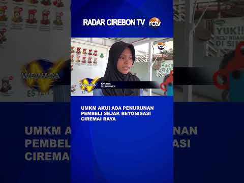 UMKM Akui Ada Penurunan Pembeli Sejak Betonisasi Ciremai Raya