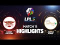 Lanka Premier League Highlights | A record run chase for the Kandy Falcons | #LPLOnStar