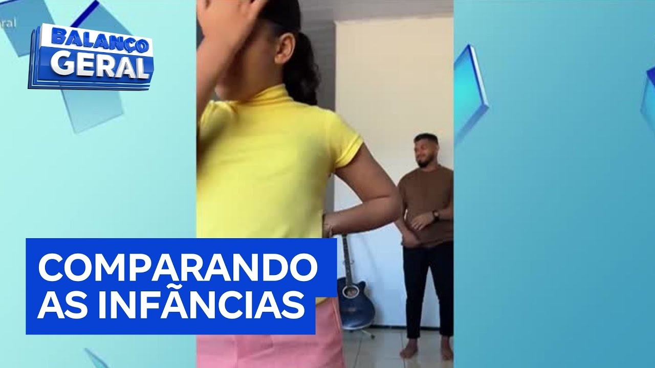 Família grava vídeo viral para destacar diferenças geracionais entre pai e filha