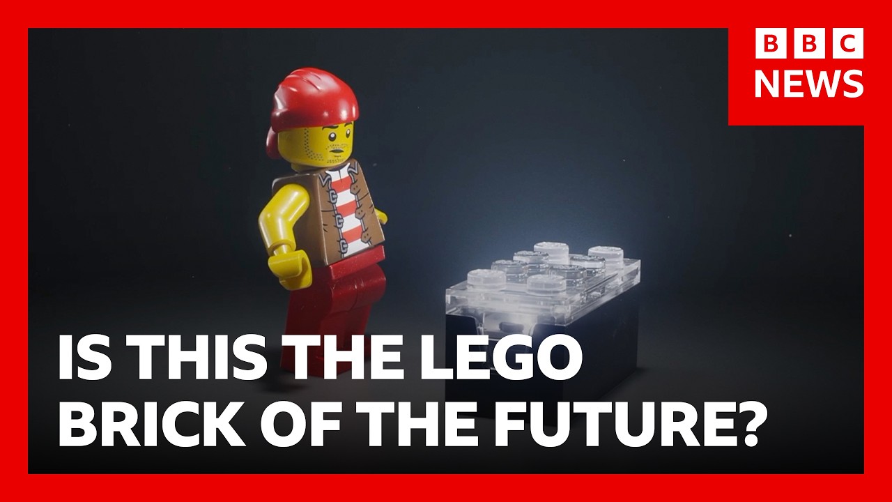 Lego announces new ’smart brick’ in Las Vegas | BBC News