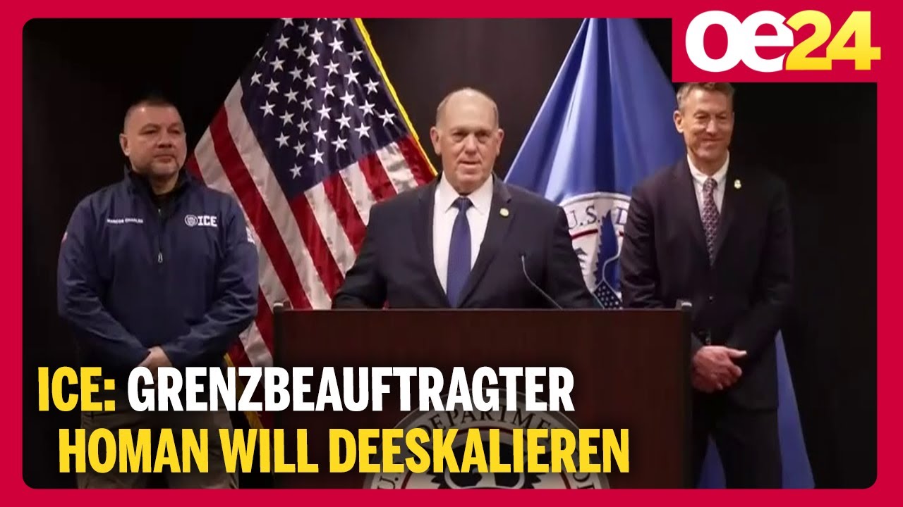 ICE: Grenzbeauftragter Homan will deeskalieren