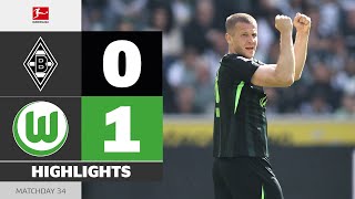 BORUSSIA M’GLADBACH — VFL WOLFSBURG | Highlights | Matchday 34 – Bundesliga 2024/25