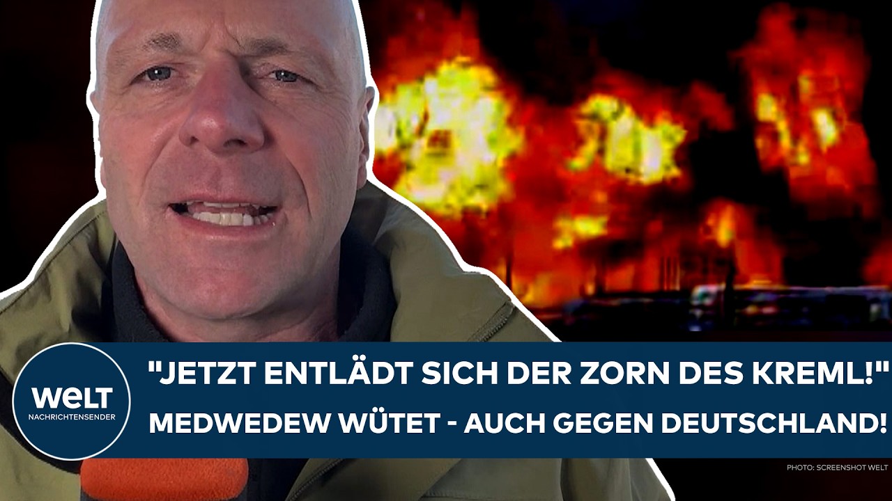 PUTINS KRIEG: "Jetzt entlädt sich der Zorn des Kreml!" Medwedew wütet - auch gegen Deutschland