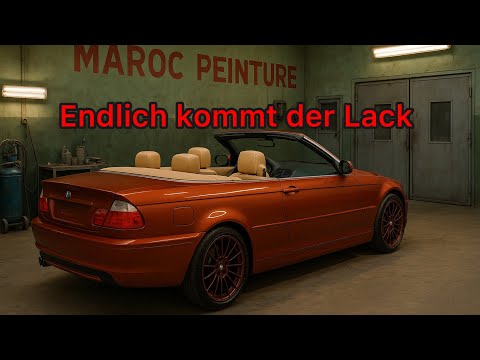 Finally my e46 is being painted in Morocco 😍 @Xanhyped @mtcars111