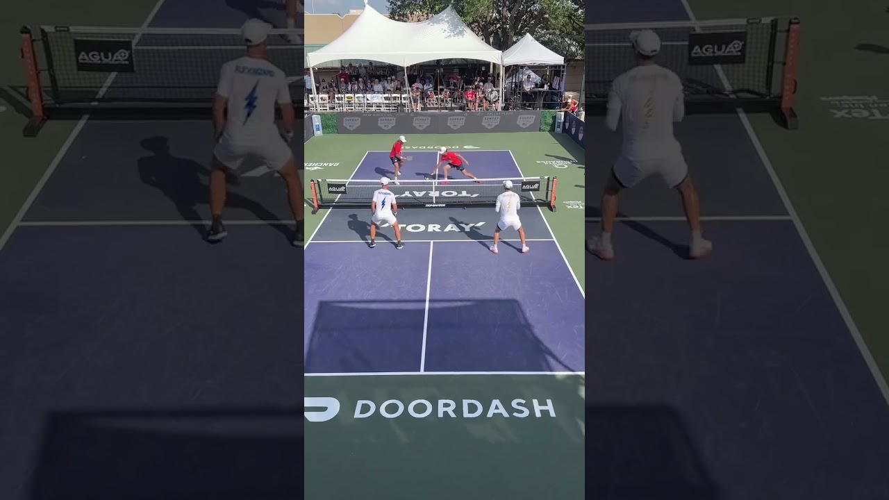 Slow it down to speed it up 💨…🎥: @MajorLeaguePickleball #shorts #pickleball