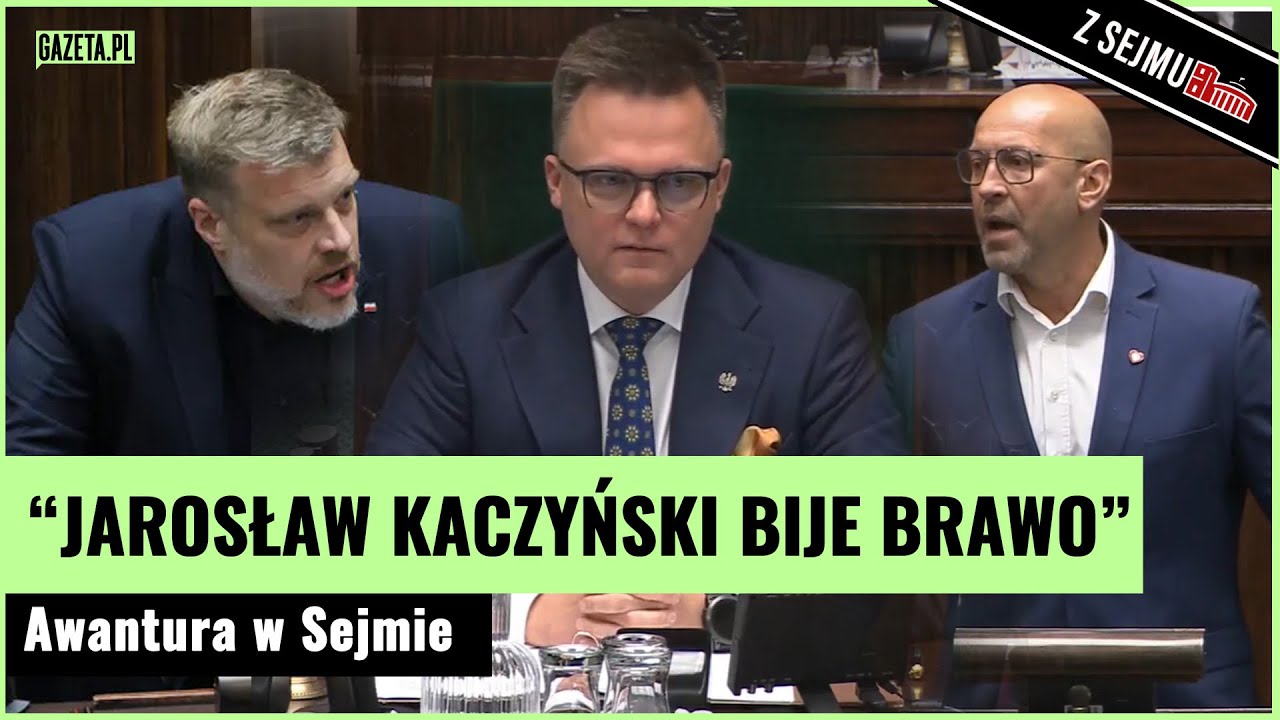 Awantura w Sejmie. Zandberg mówi o "szurskich teoriach", Hołownia wyłącza Macierewiczowi mikrofon