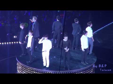 141129 SJ ss6 in Taiwan Evanesce 希澈又差點忘記走位全場大笑 強仁晟敏很認真的在看螢光棒應援