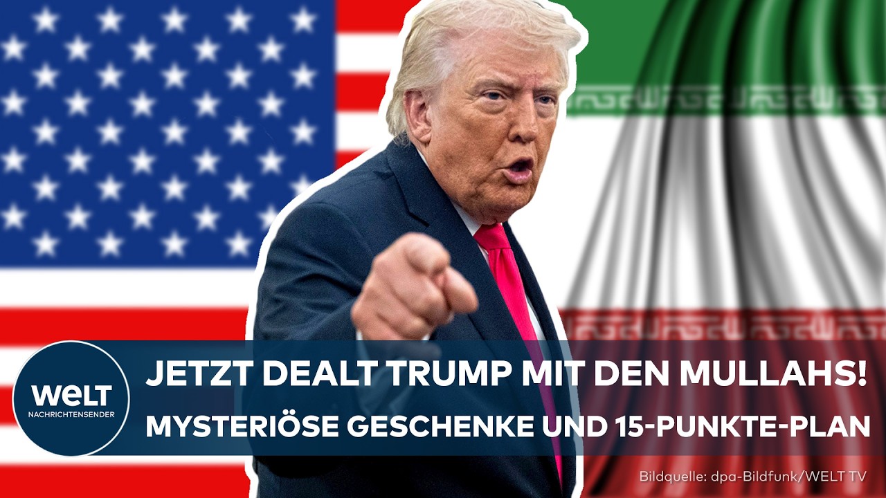 IRAN-KRIEG: Trumps 15-Punkte-Plan soll Frieden bringen – Mullahs verteilen wohl mysteriöse Geschenke