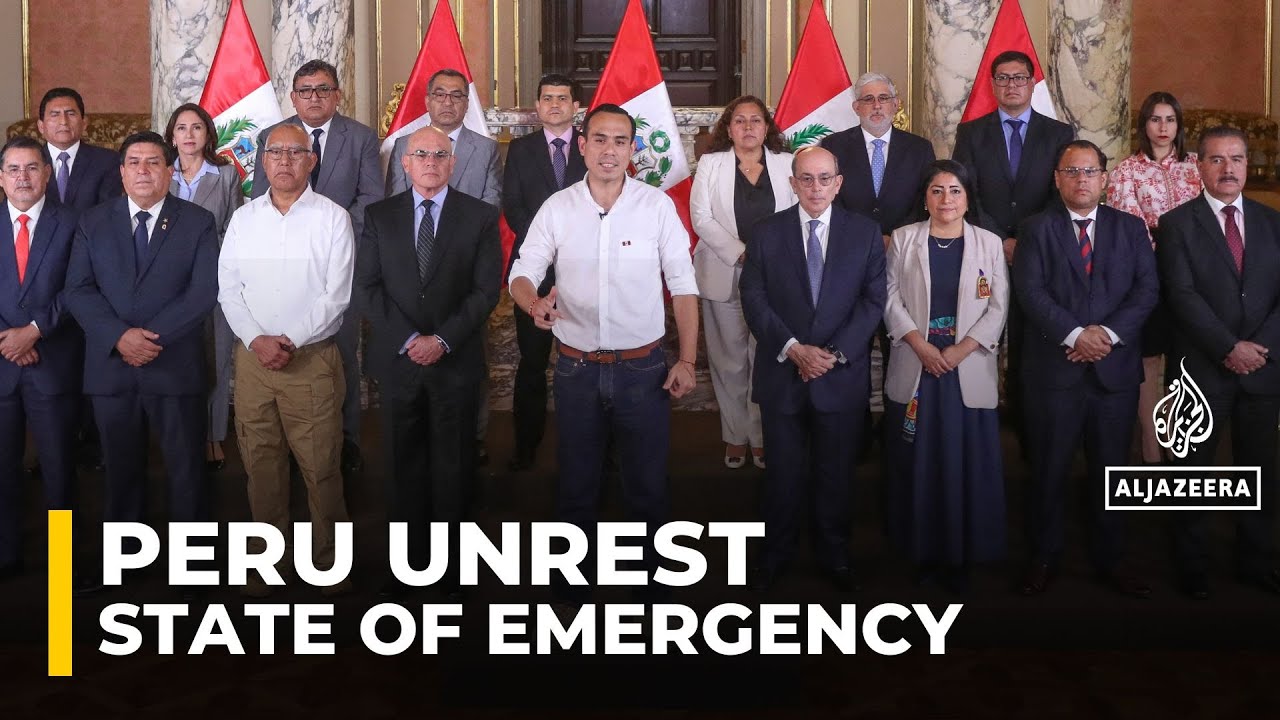 Peru's President Jose Jeri declares state of emergency in Lima to tackle surging crime
