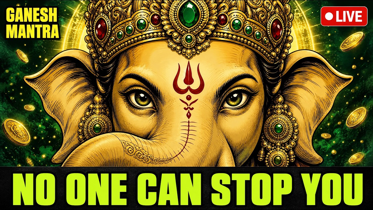 🔴 GANESH MANTRA LIVE 24/7 | Remove Every Obstacle in Your Path | Om Gam Ganapataye