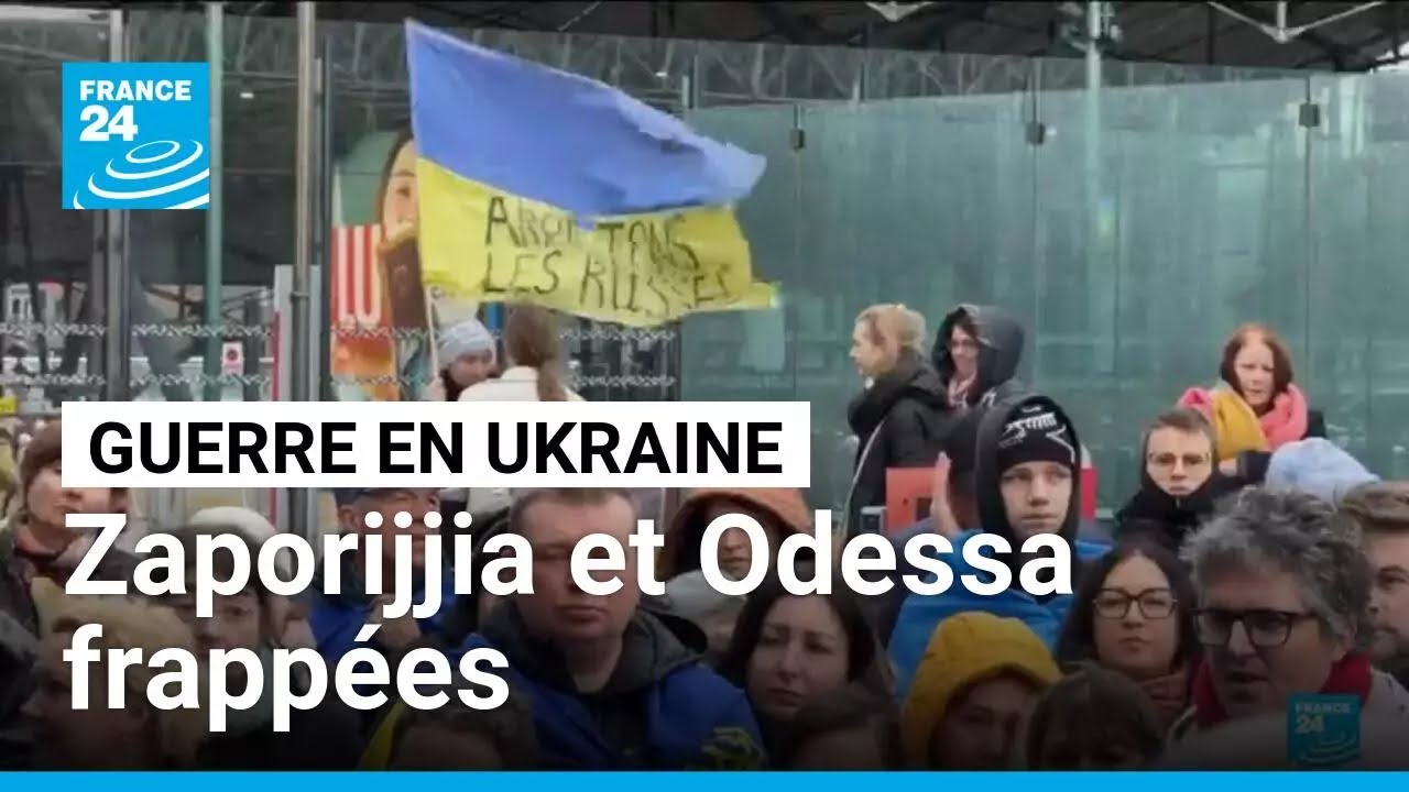 Trois morts dans des frappes russes sur les régions de Zaporijjia et d'Odessa • FRANCE 24