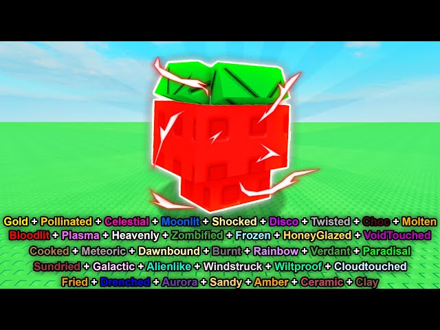 I Grew EVERY MUTATION On STRAWBERRY In Roblox Grow A Garden...