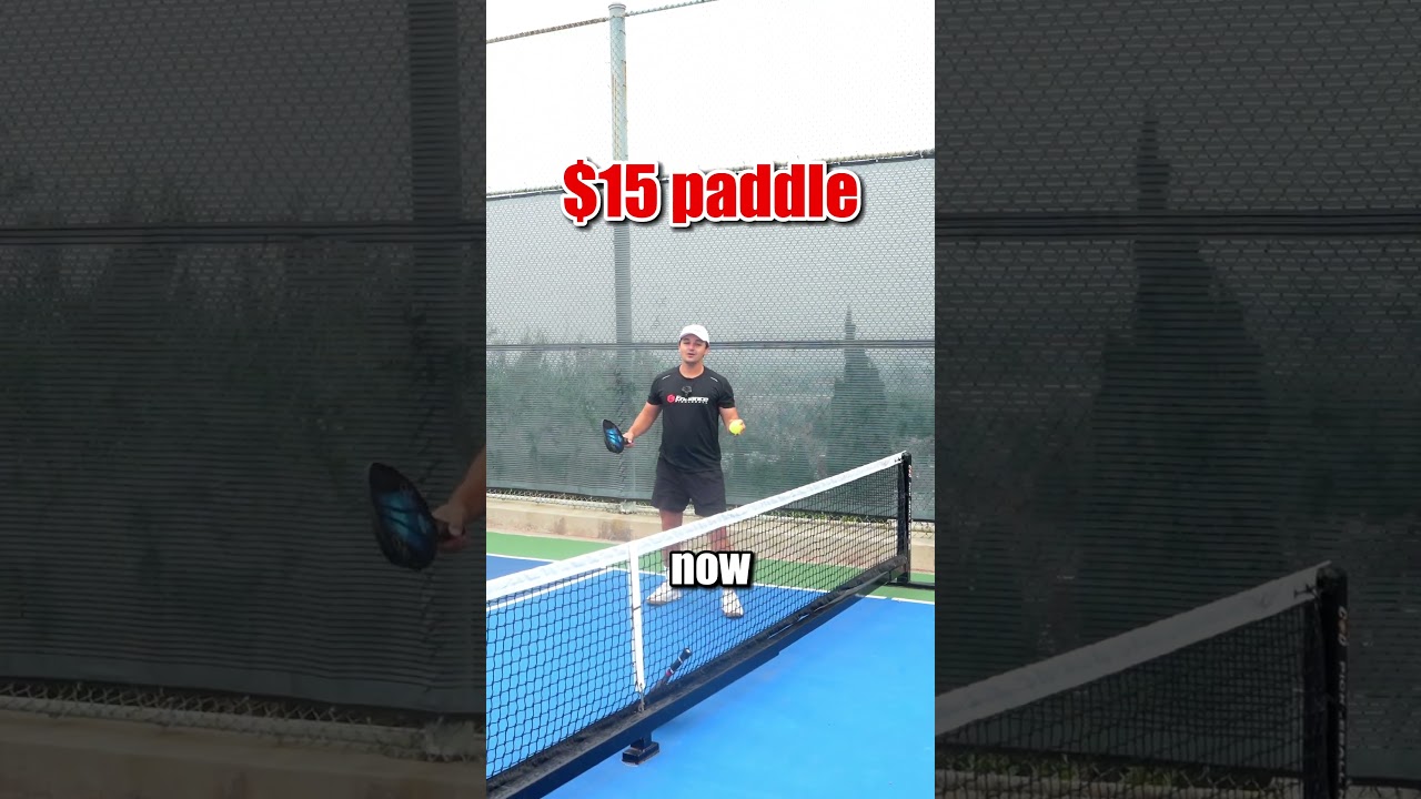 $15 Pickleball Paddle vs. $140 Pickleball Paddle #pickleball