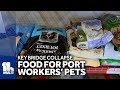 Getting pet food, supplies to port workers