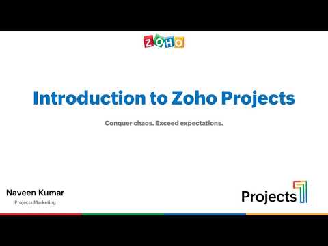 video Zoho Projects