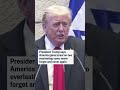 President Trump says that America joins Israel on two vows: never forget and never again  - 00:22 min - News - Video
