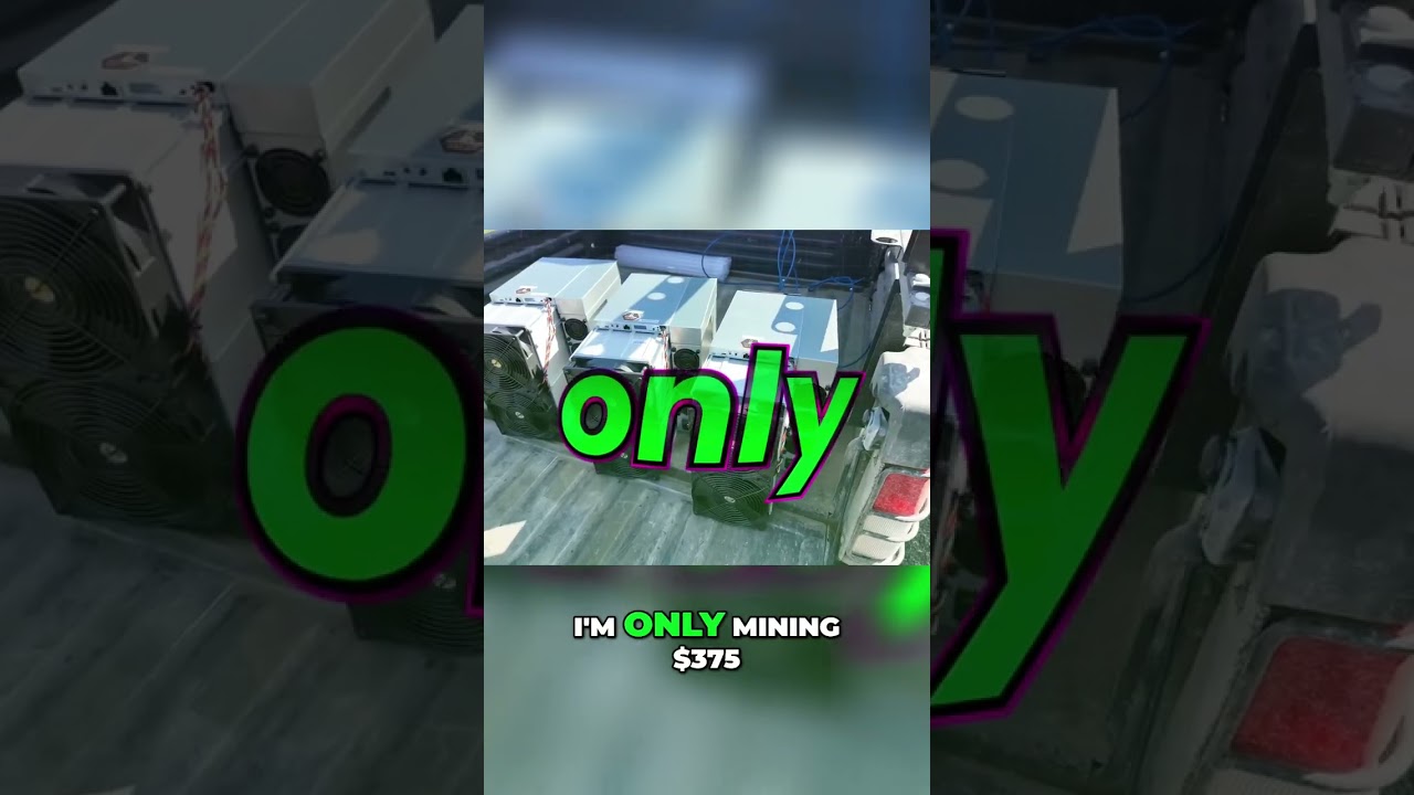 Mining Farm Nightmare: $13K Electricity Bill & Crypto Losses! shorts