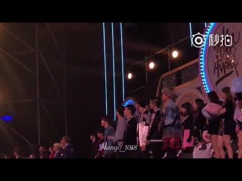 Taeyeon/EXO/BTS/SEVENTEEN/TWICE REACTION TO SUPER JUNIOR “BLACK SUIT” @GOLDEN DISK AWARDS 골든디스크 2018