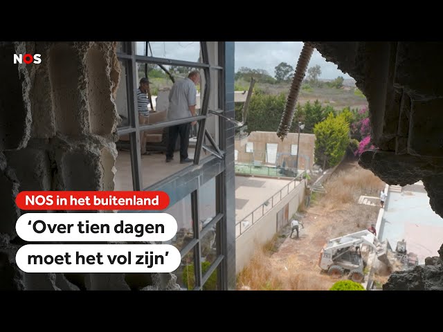 Eigenaar kapotgeschoten hotel: 'De gasten zullen zwemmen en zonnebaden'