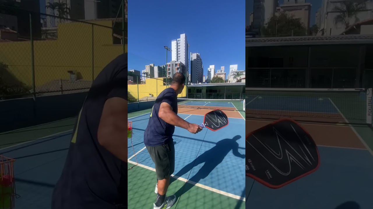 Casado de só passar o saque no pickleball? Se liga nesse exercício