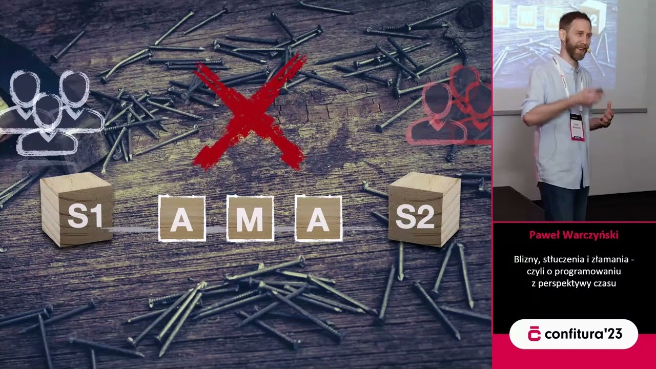 2023 - Paweł Warczyński - Blizny, stłuczenia i złamania - czyli o programowaniu z perspektywy czasu