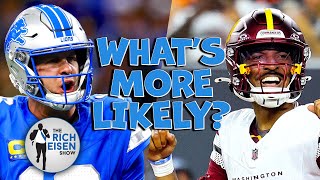 What’s More Likely: Rich Eisen Talks Lions-Commanders, Bills-Ravens, Cowboys, Steelers & More