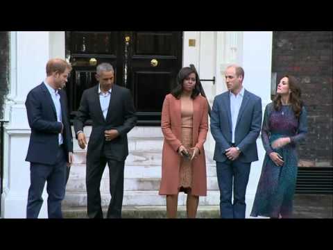 Obama Completes Royal Visit with Princes
