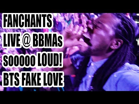 LOUDEST FANCHANTS | BTS FAKE LOVE | LIVE HD FANCAM REACTION!!! | I WAS THERE!!! BBMAs 2018!