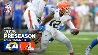 Los Angeles Rams vs Cleveland Browns | 2025 Preseason Week 3