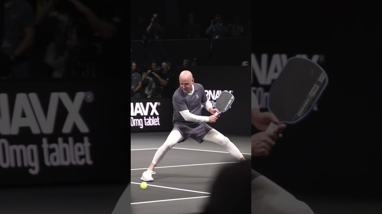 🤯 Agassi REVEALS How Pickleball Changed His Life?! #pickleball #tennis #shorts