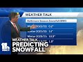 Weather Talk: How much snow will fall this winter?